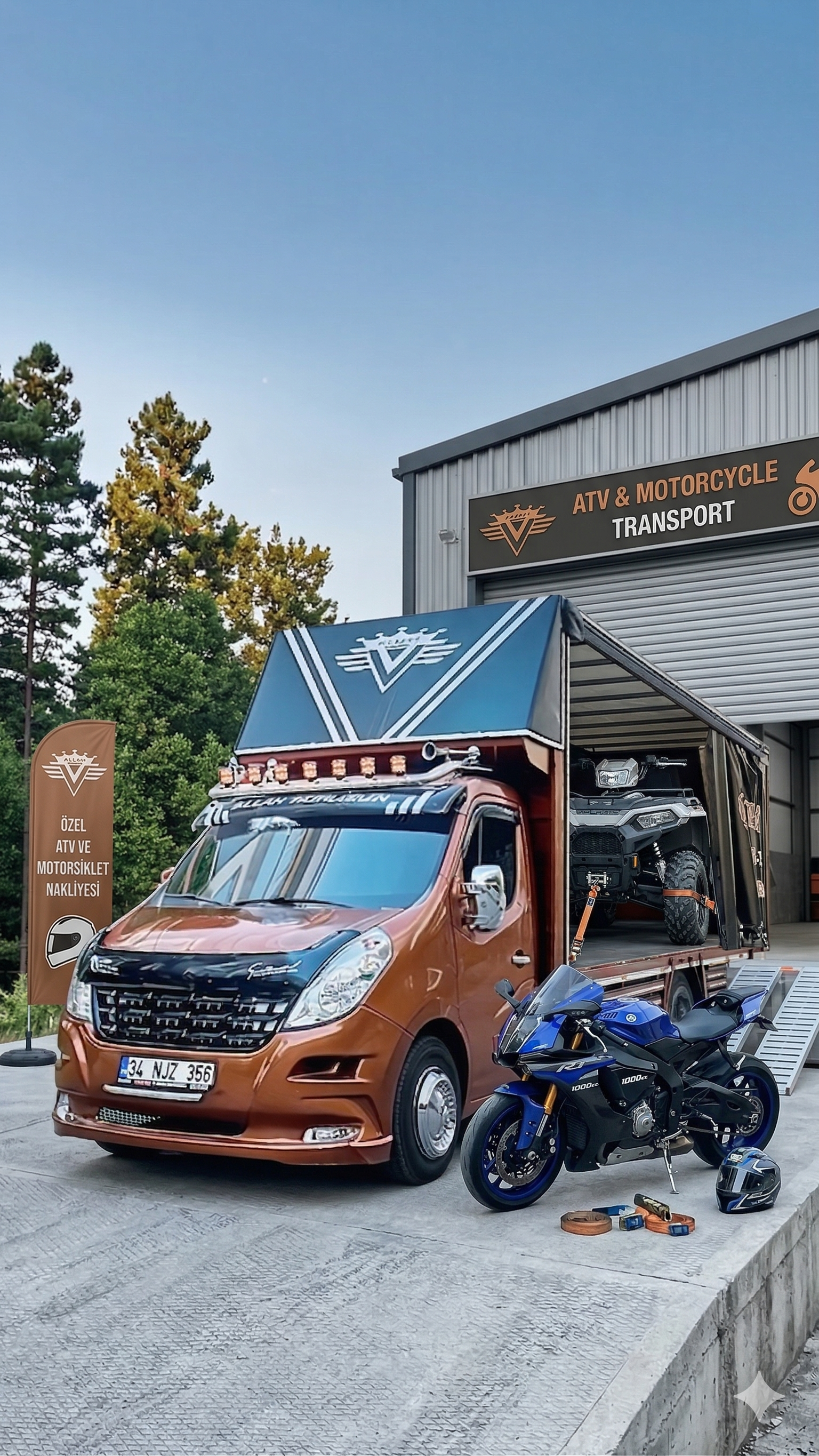 Motosiklet & ATV Çekici / Transfer